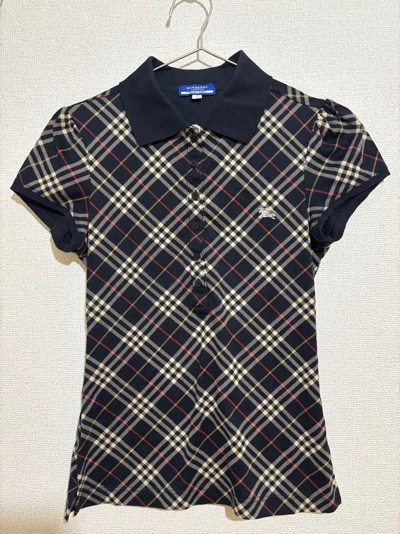 バーバリーブルーレーベル BURBERRY BLUE LABEL ポロシャツ38