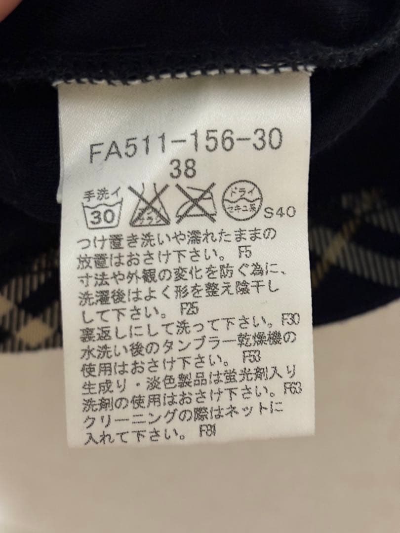 バーバリーブルーレーベル BURBERRY BLUE LABEL ポロシャツ38