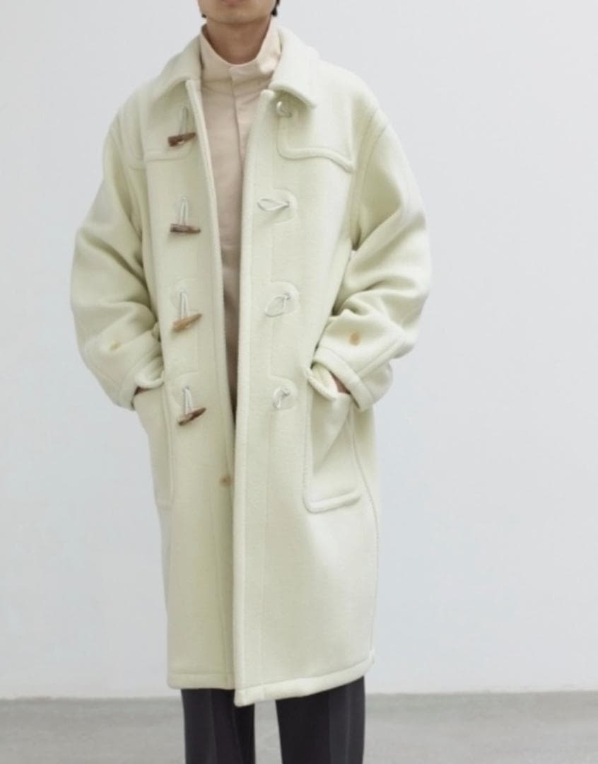 ジャケット・アウター AURALEE WOOL HERRINBONE PILE DUFFLECOAT