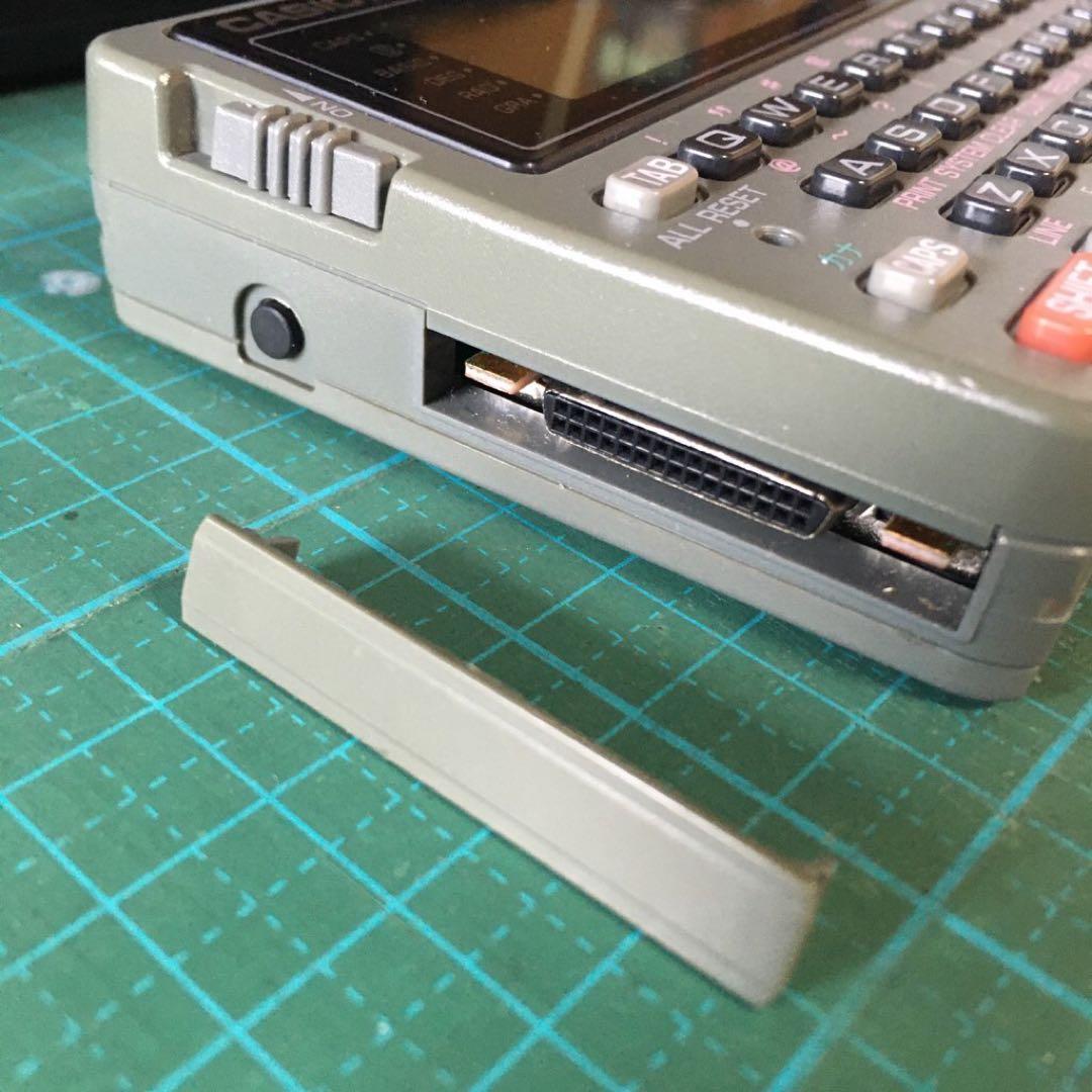 CASIO ポケットコンピュータ Z-1 、256KB増設済み　ジャンク