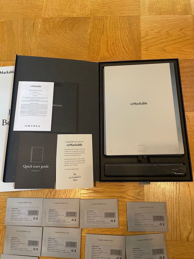 M*o様 電子ペーパー　reMarkable2(カバー、スタイラスペン、替え芯付