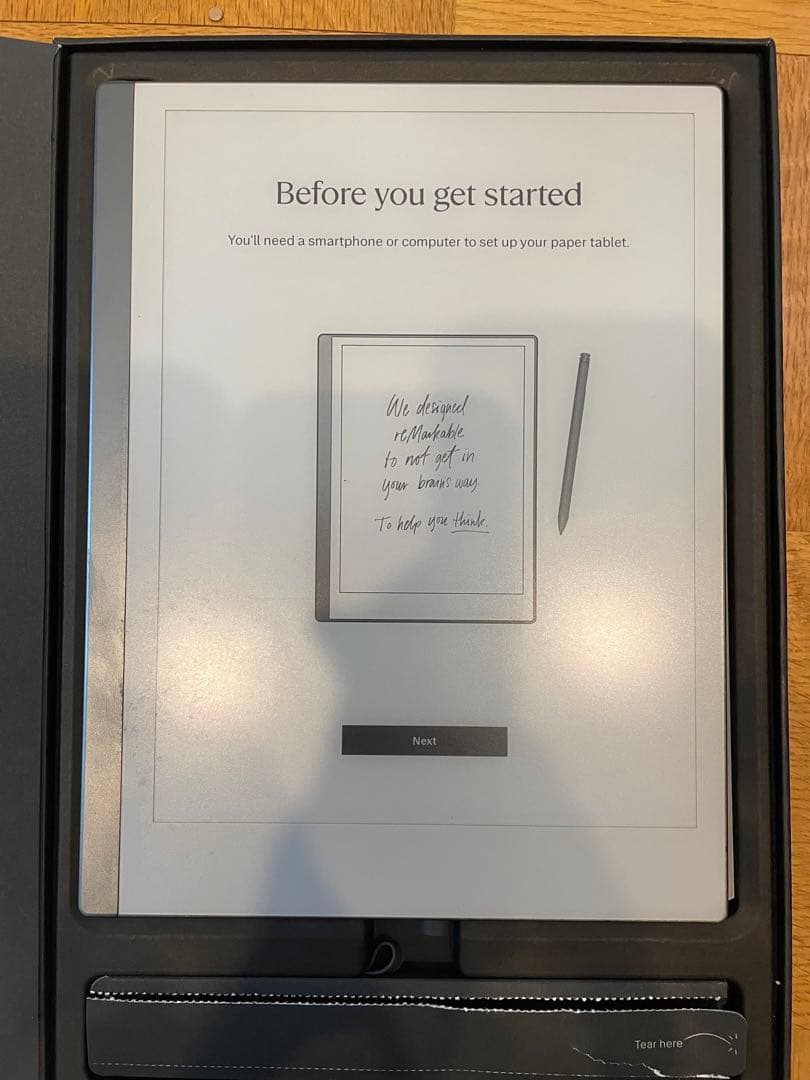 M*o様 電子ペーパー　reMarkable2(カバー、スタイラスペン、替え芯付