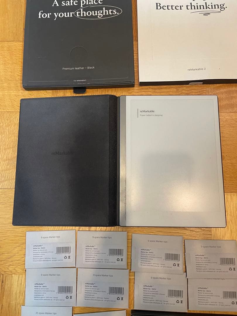M*o様 電子ペーパー　reMarkable2(カバー、スタイラスペン、替え芯付