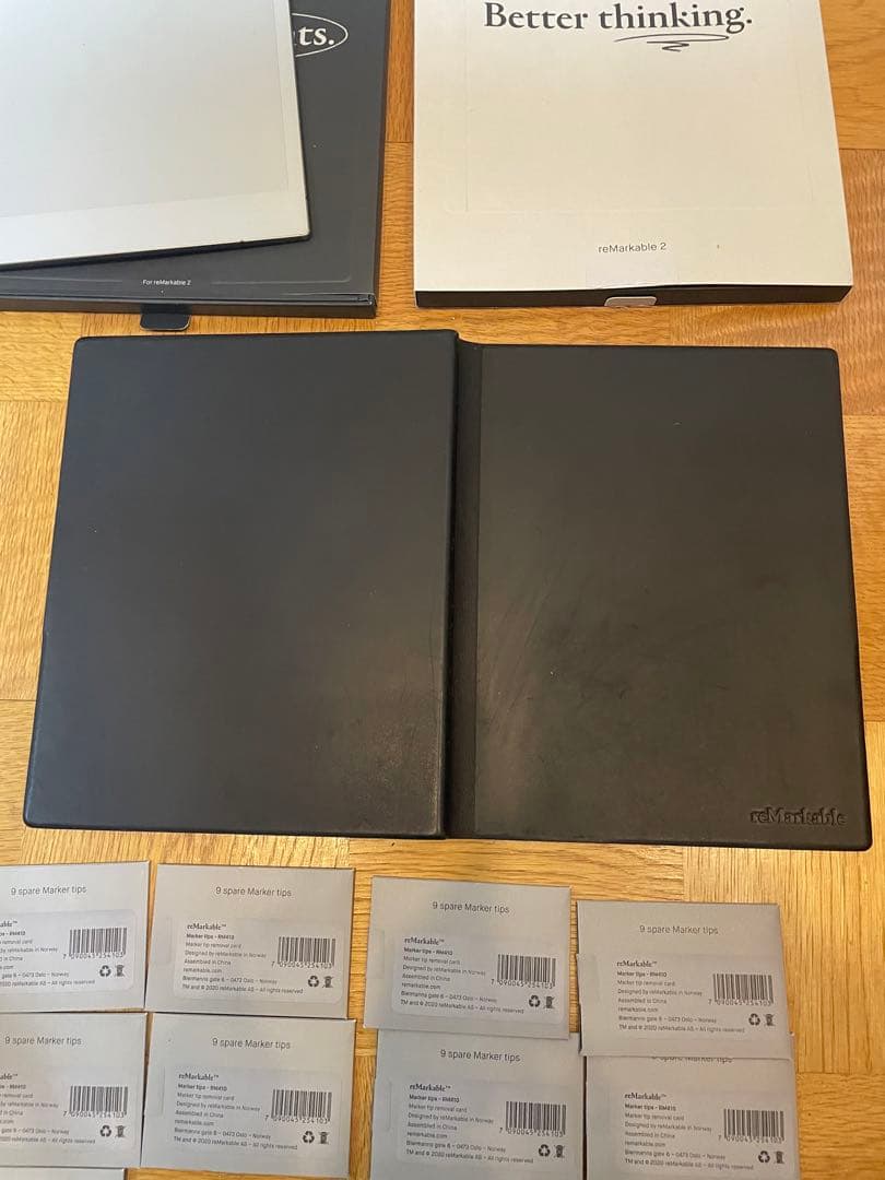 M*o様 電子ペーパー　reMarkable2(カバー、スタイラスペン、替え芯付