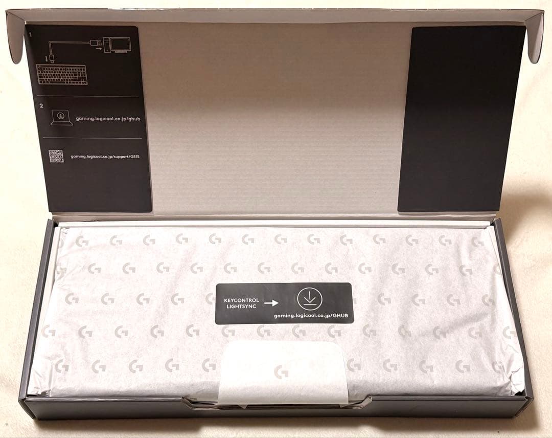 ロジクール G515 TKL 有線テンキーレス ロープロファイル キーボード