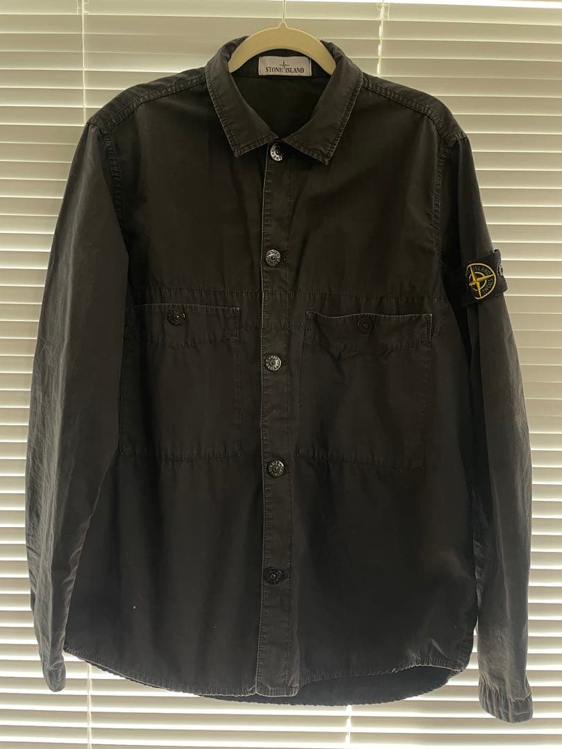 STONE  ダークグレー ミリタリージャケット L