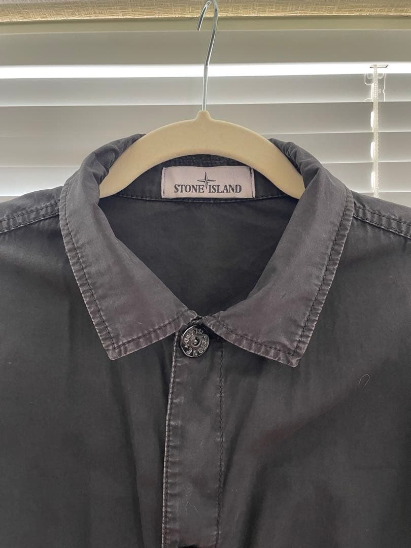 STONE  ダークグレー ミリタリージャケット L