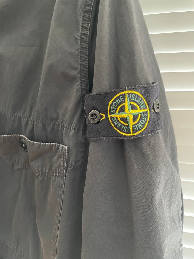 STONE  ダークグレー ミリタリージャケット L