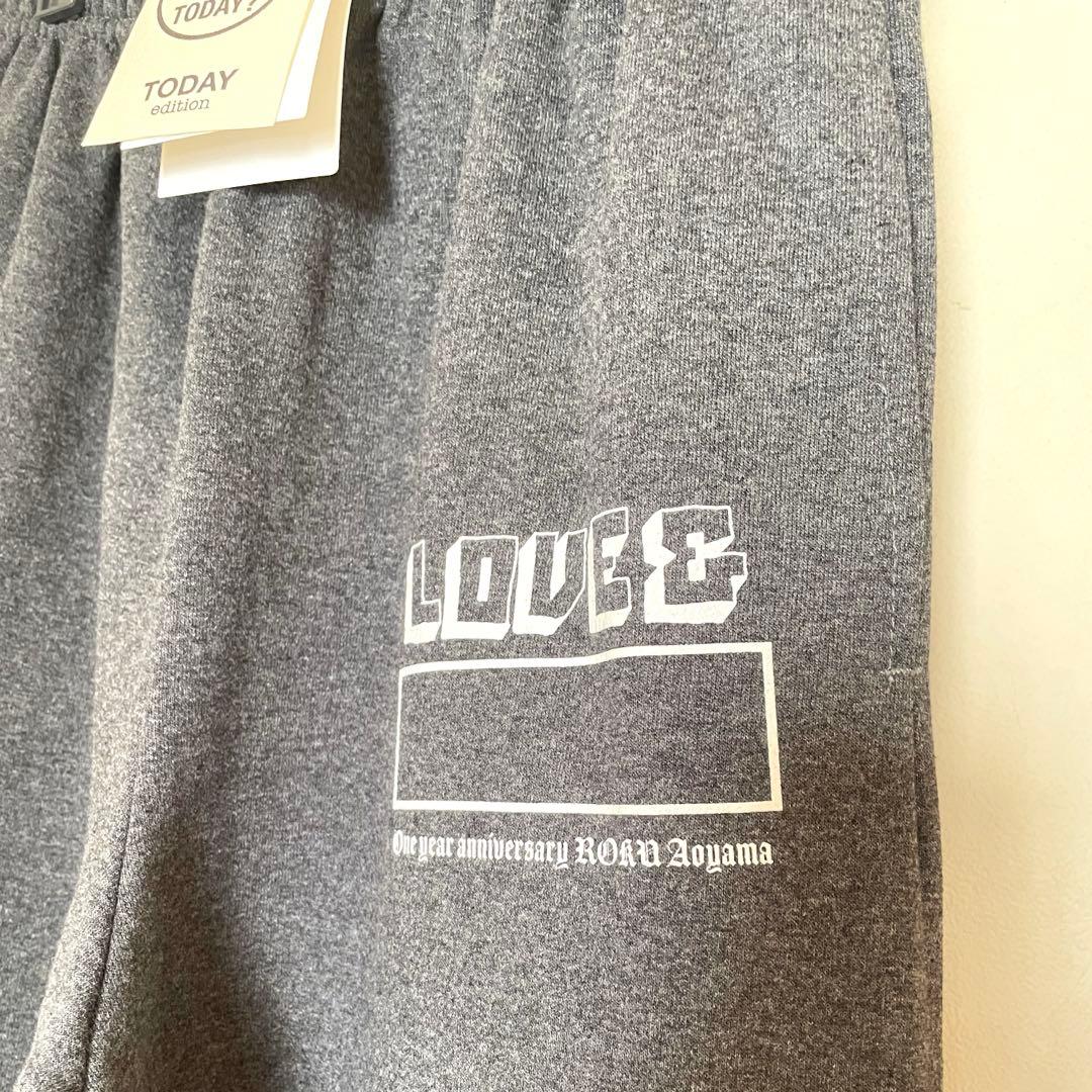 【新品】TODAY edition × 6 （ROKU）　裏起毛スウェットパンツ