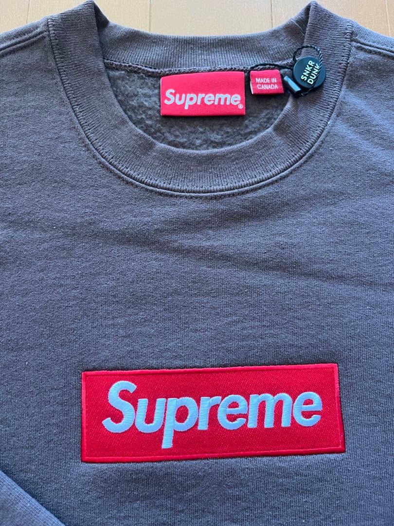 supreme ボックスロゴ　スウェット　トレーナー　S