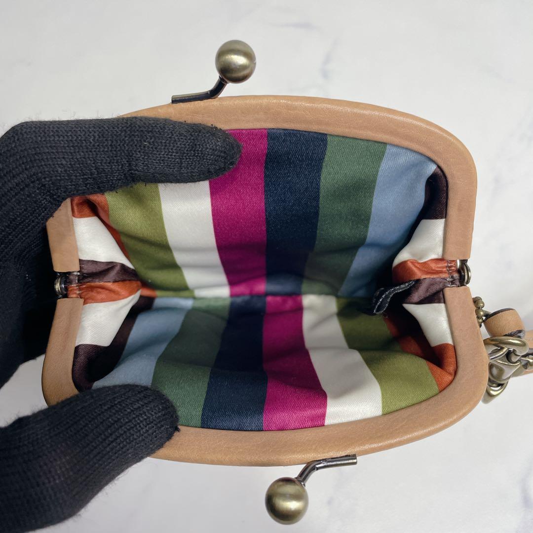 激レア✨COACH ケース 65周年記念 レガシー がま口 ライトブラウン