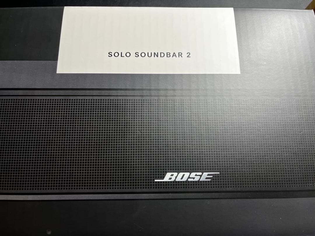 ※mm※ Bose SOLO SOUNDBAR 2 完品　ほぼ未使用