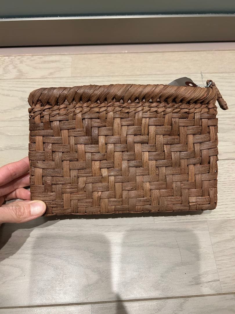 会津工人祭り　購入　山葡萄　小物入れ　セカンドバッグ　クラッチ