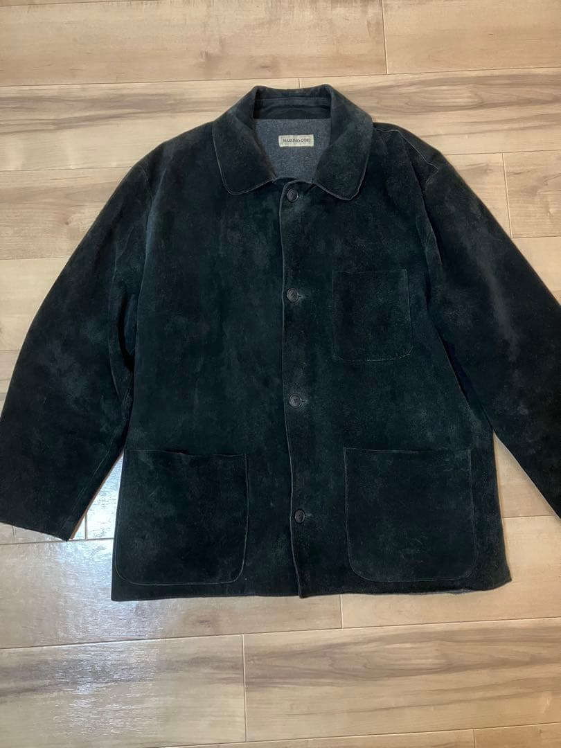 T 90s MASSIMO GORI レザー カバーオール