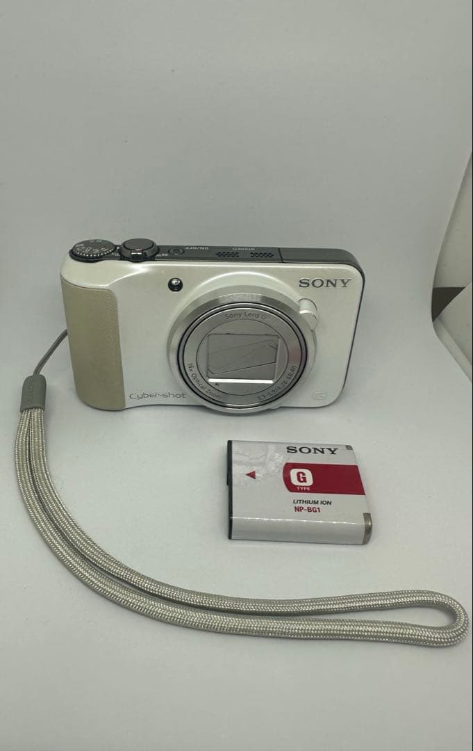 SONY DSC-HX10V シルバー ホワイト　動作品 バッテリー付