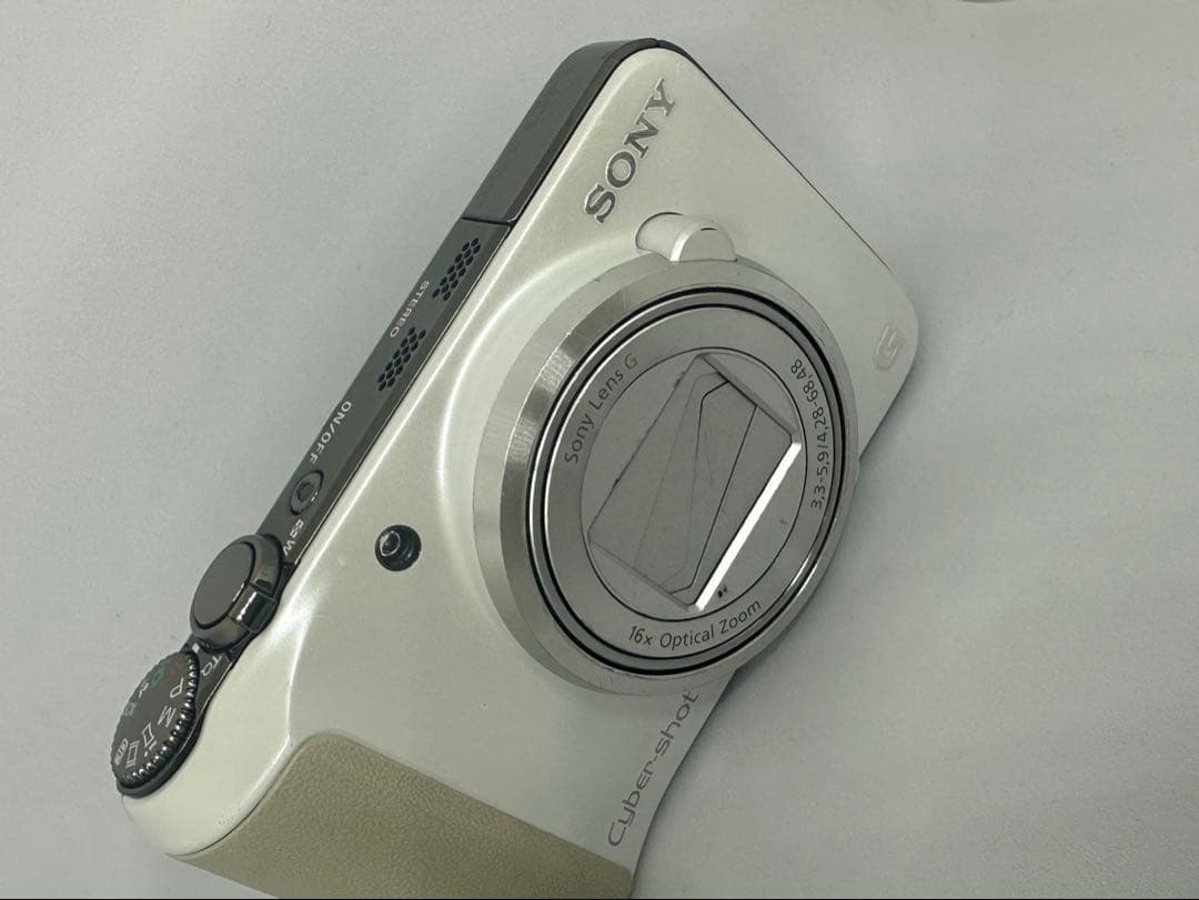 SONY DSC-HX10V シルバー ホワイト　動作品 バッテリー付