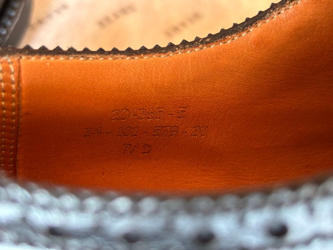 の*ん様 J.M.WESTON 579 GISCARD 7.5D セミブローグ