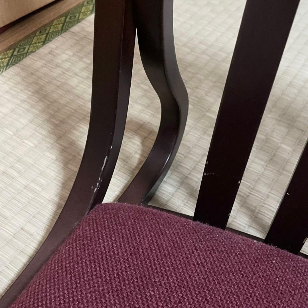 秋田木工 IDC 大塚家具 天然木 座椅子　2脚