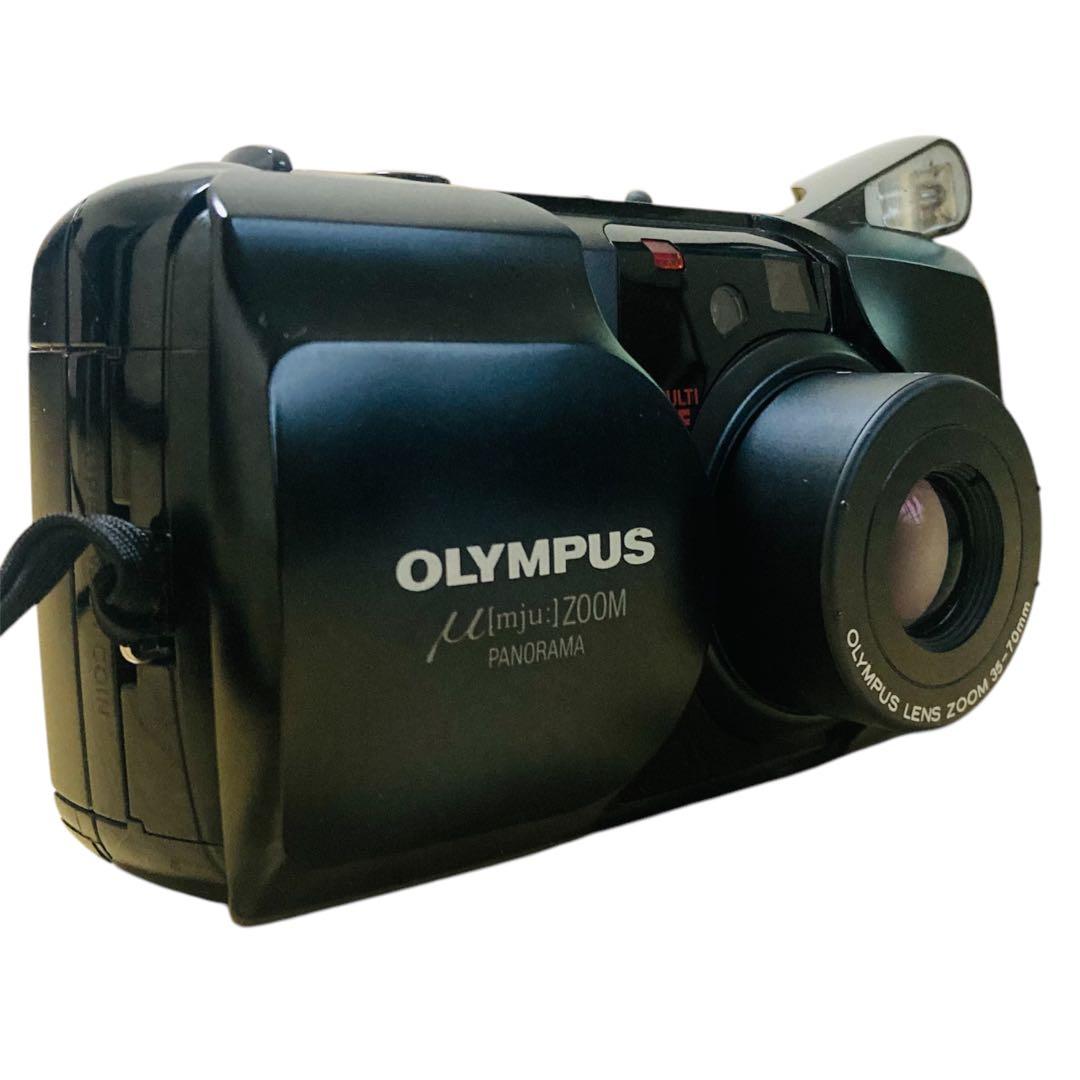 【美品】OLYMPUS μ zoom PANORAMA フィルムカメラ