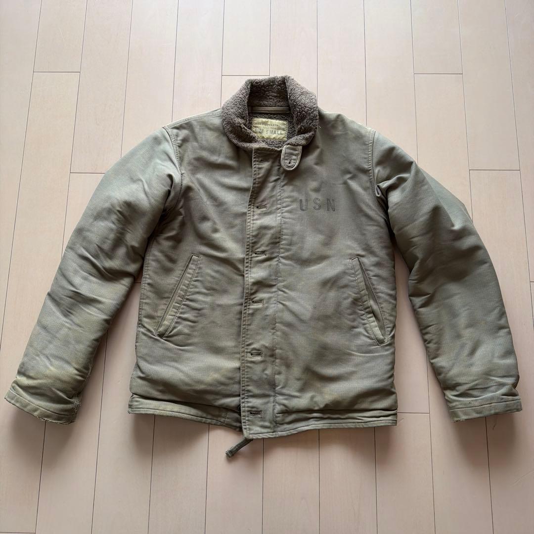バズリクソンズ　N-1 USN デッキジャケット　希少サイズS