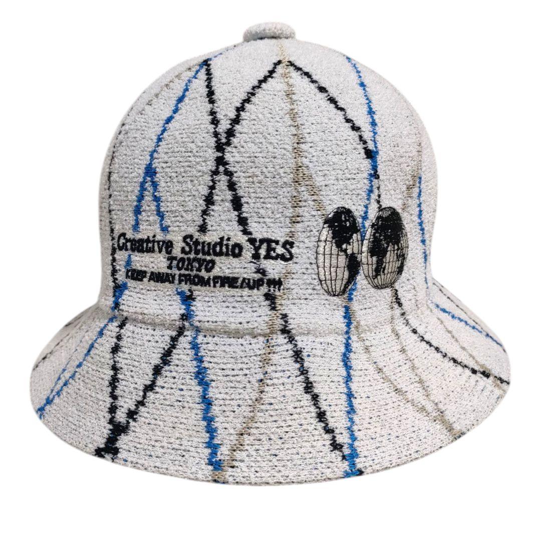 KANEDA×KANGOLPlaid Bermuda Casual ハット　白