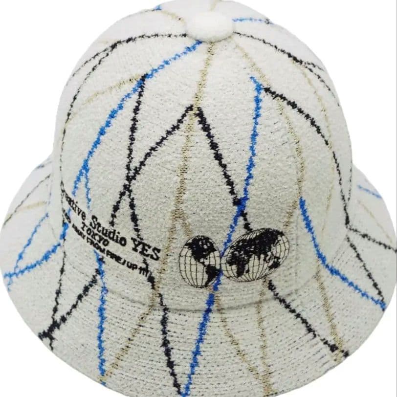 KANEDA×KANGOLPlaid Bermuda Casual ハット　白