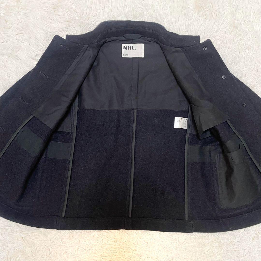 M.H.L ウールコート　ブラック