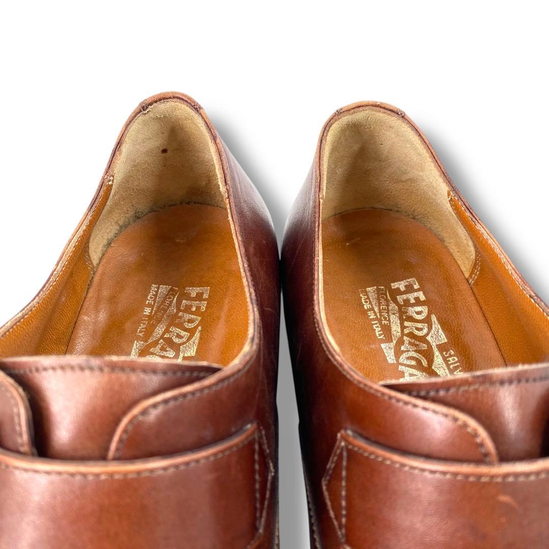 靴 y2k Ferraga square-toe leather loafers