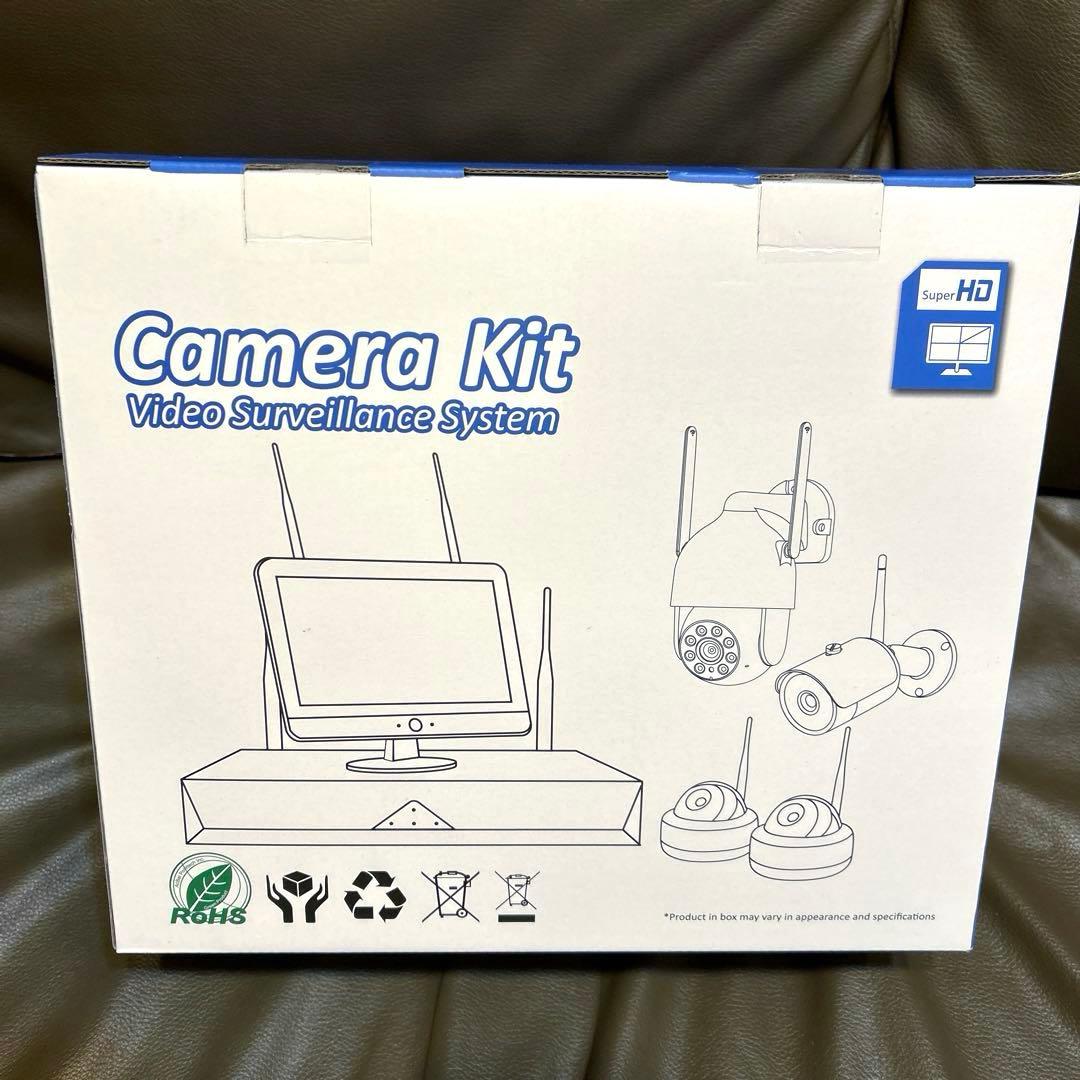 完全無線 防犯カメラ ワイヤレス 屋外 ソーラー 400万画素 360°回転