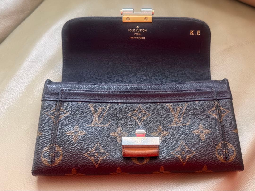 ヴィトン 長財布 ポルトフォイユ エリゼ パープル