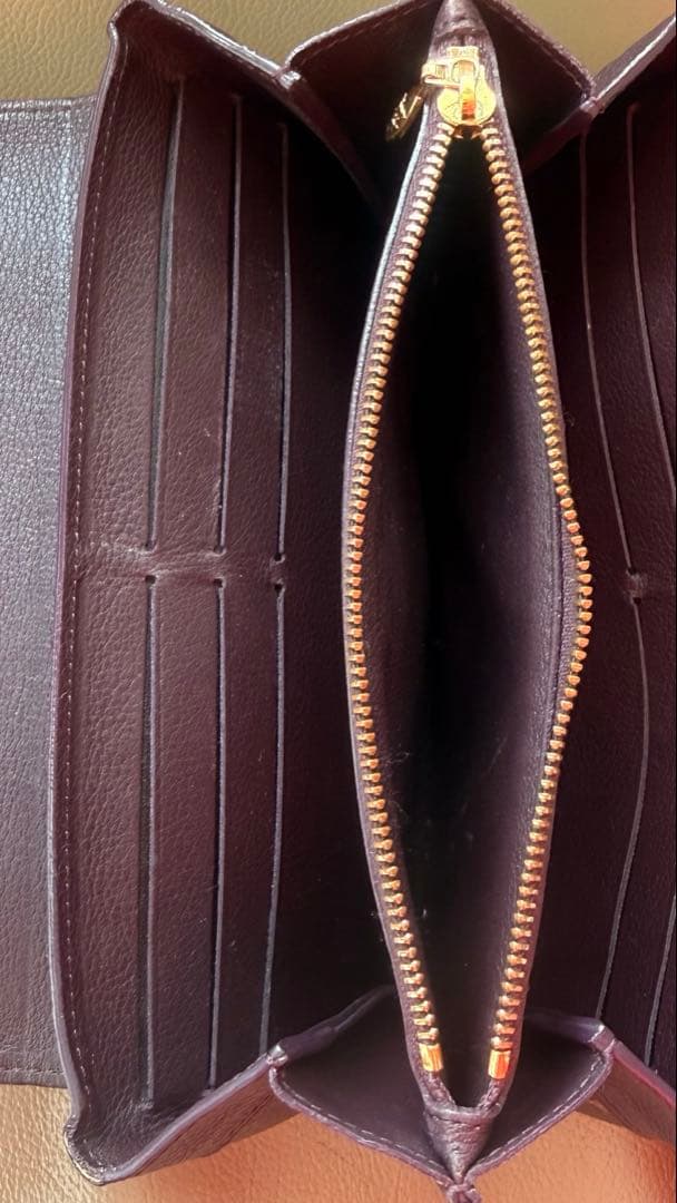 ヴィトン 長財布 ポルトフォイユ エリゼ パープル