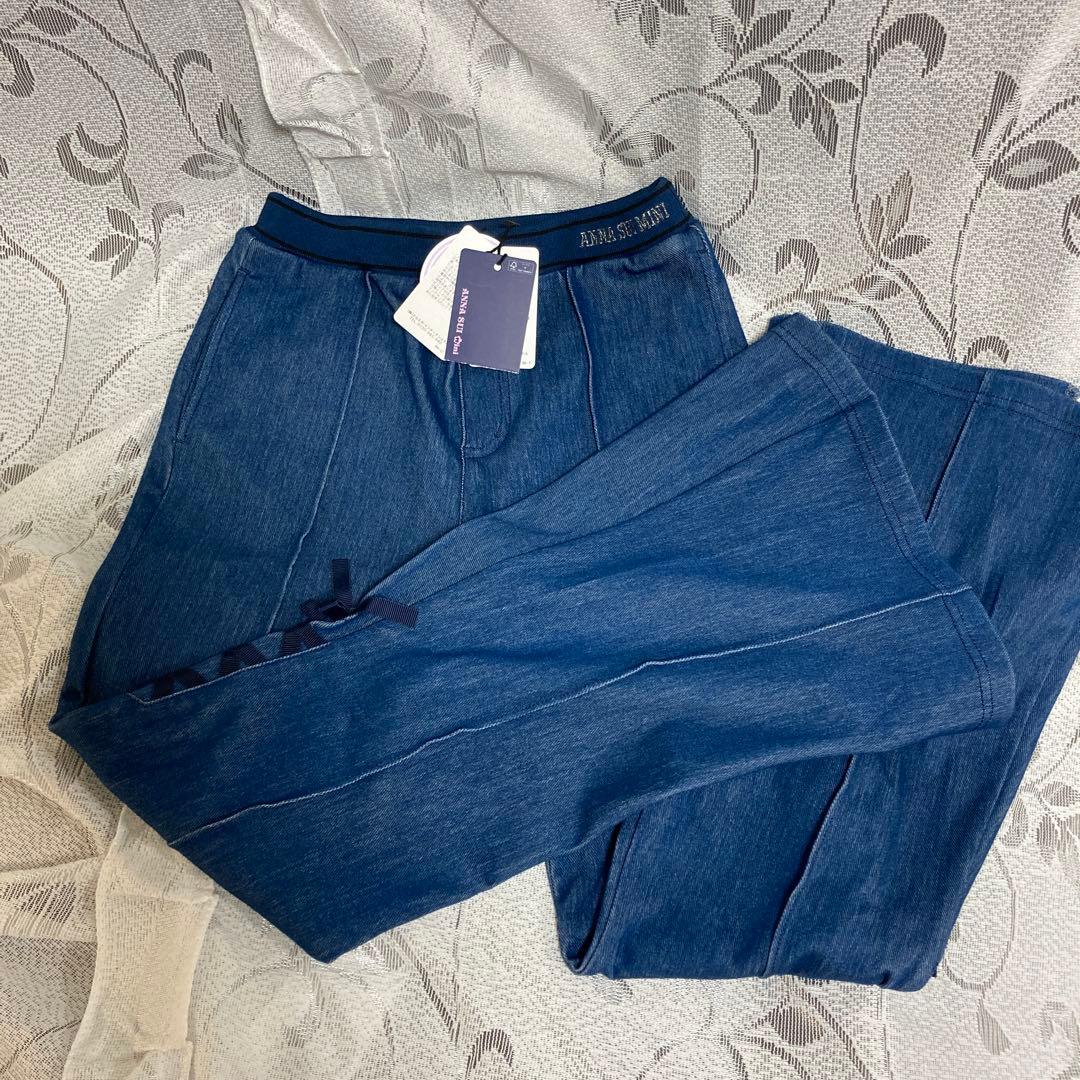 新品 今季 ANNA SUI mini フレアパンツ 140