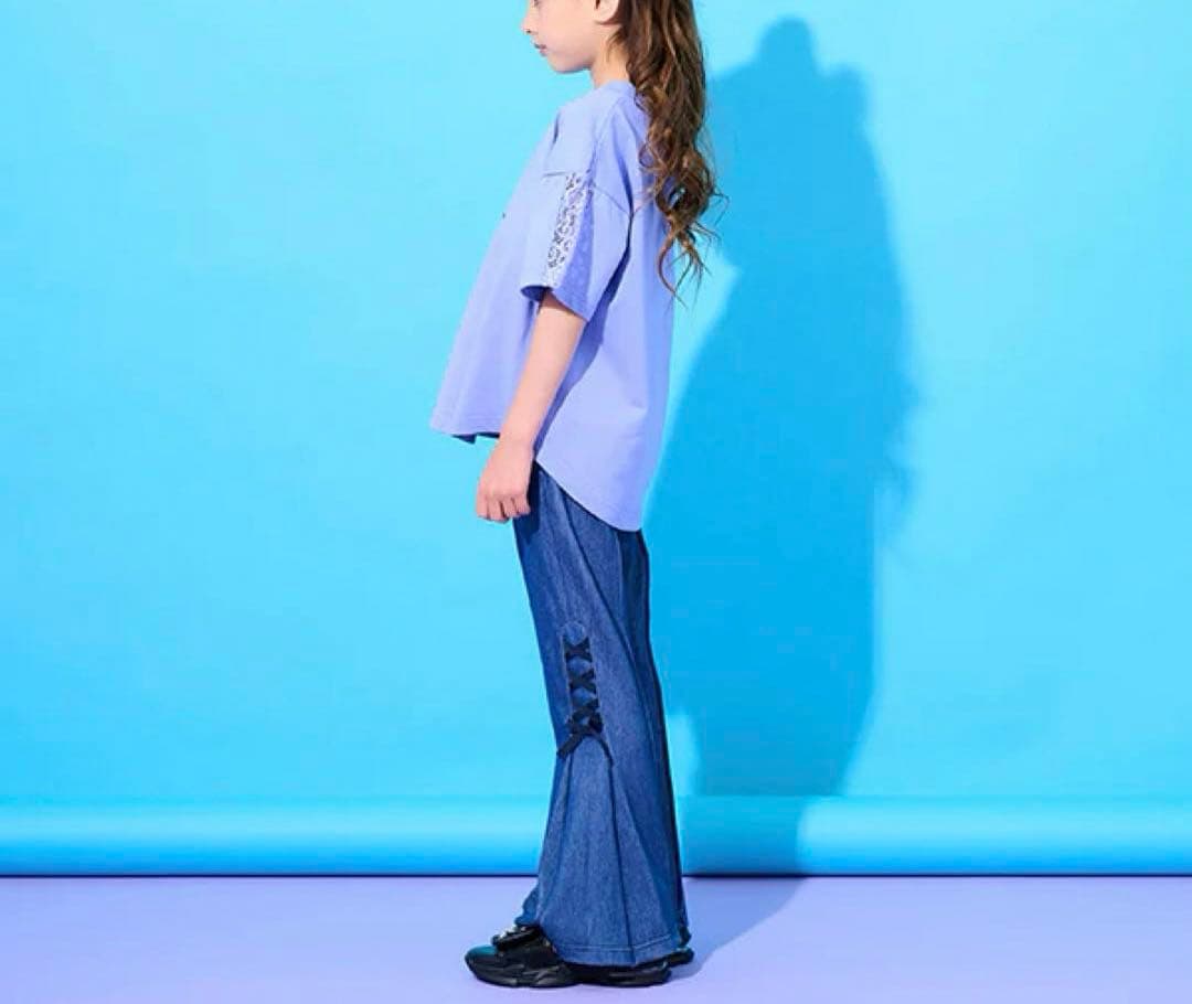 新品 今季 ANNA SUI mini フレアパンツ 140