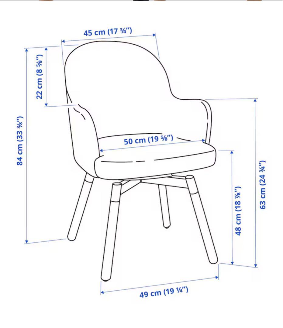 JANOLOF ヤンオロフ回転パーソナルチェア ダークグレー