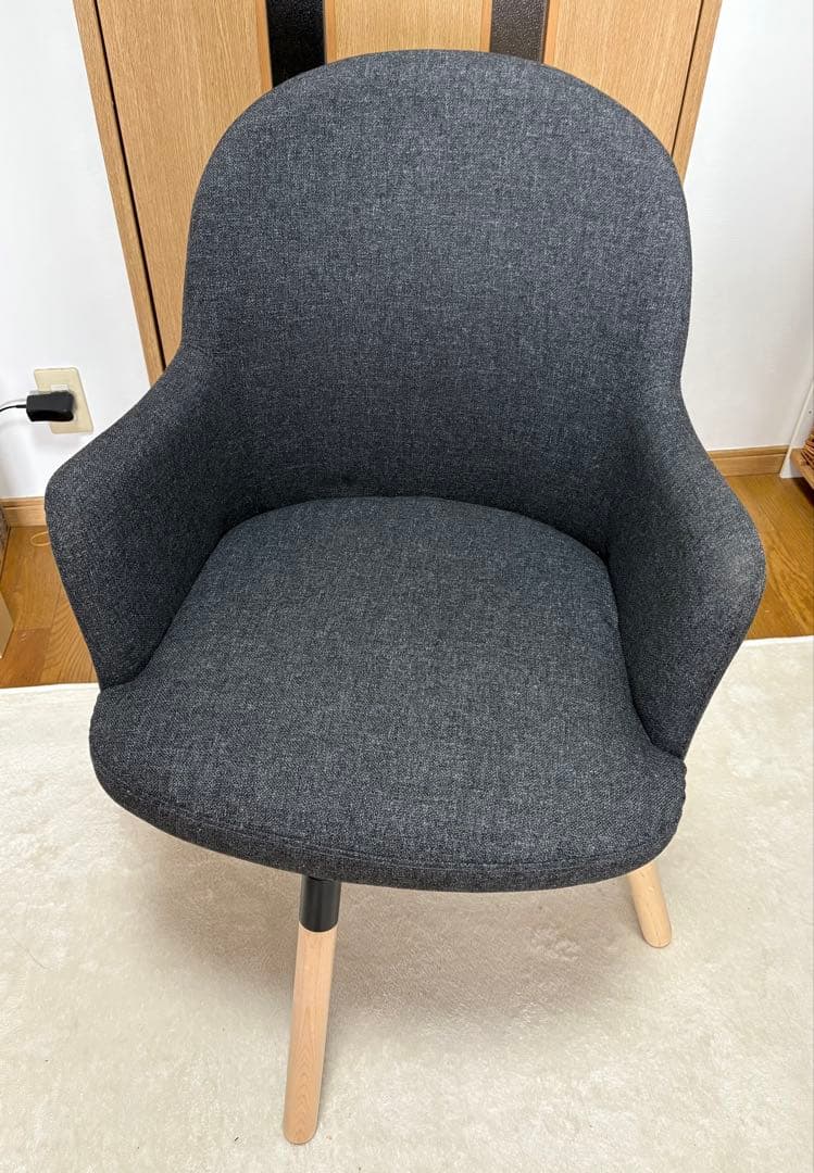 JANOLOF ヤンオロフ回転パーソナルチェア ダークグレー