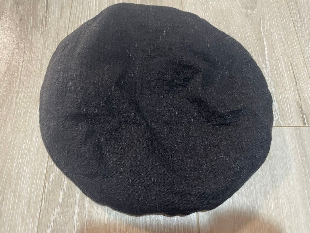 帽子 PORTER CLASSIC 21SS SASHIKO BERET BLACK