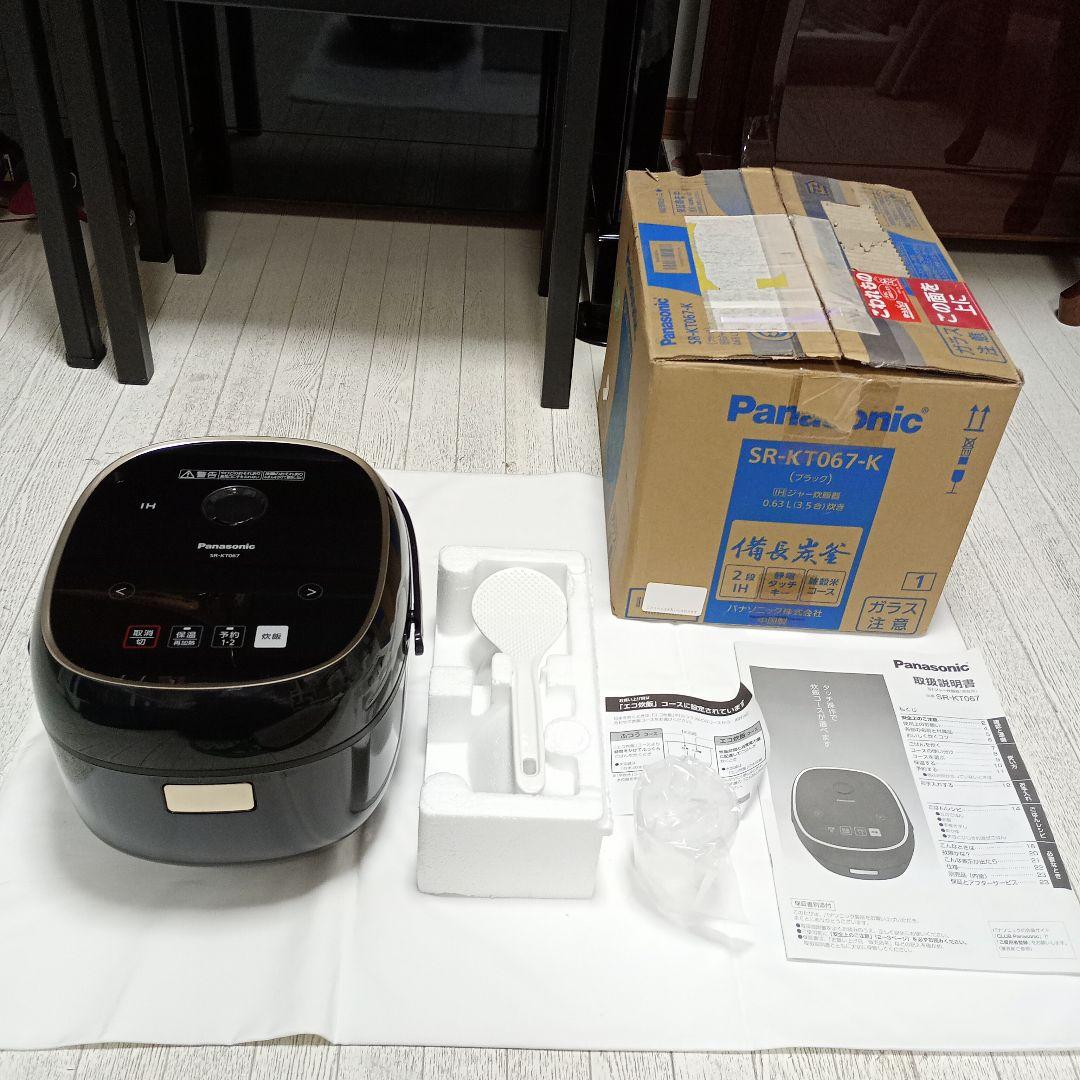 新品未使用！Panasonic SR-KT067-K 炊飯器（説明書/箱付）