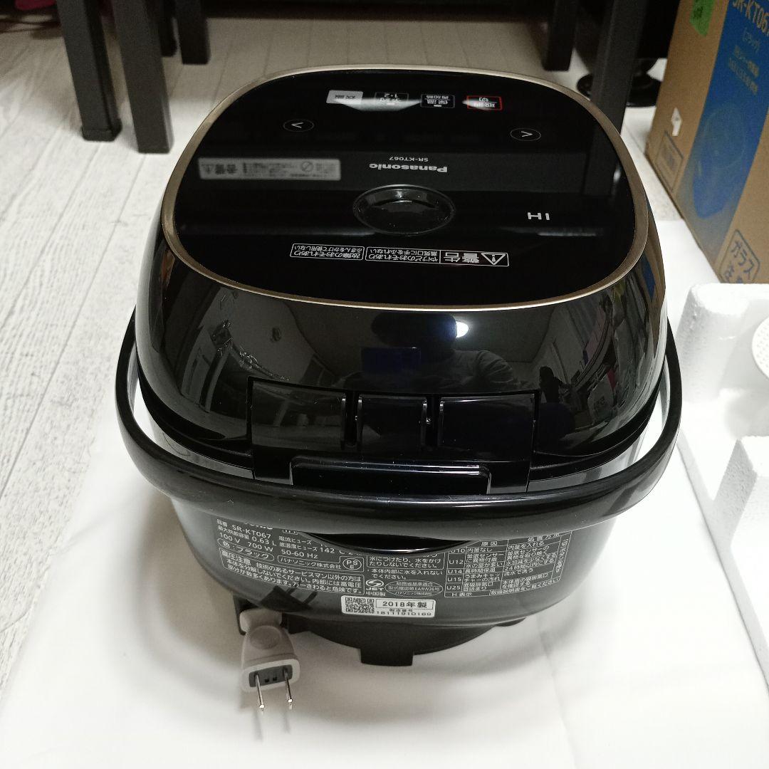 新品未使用！Panasonic SR-KT067-K 炊飯器（説明書/箱付）