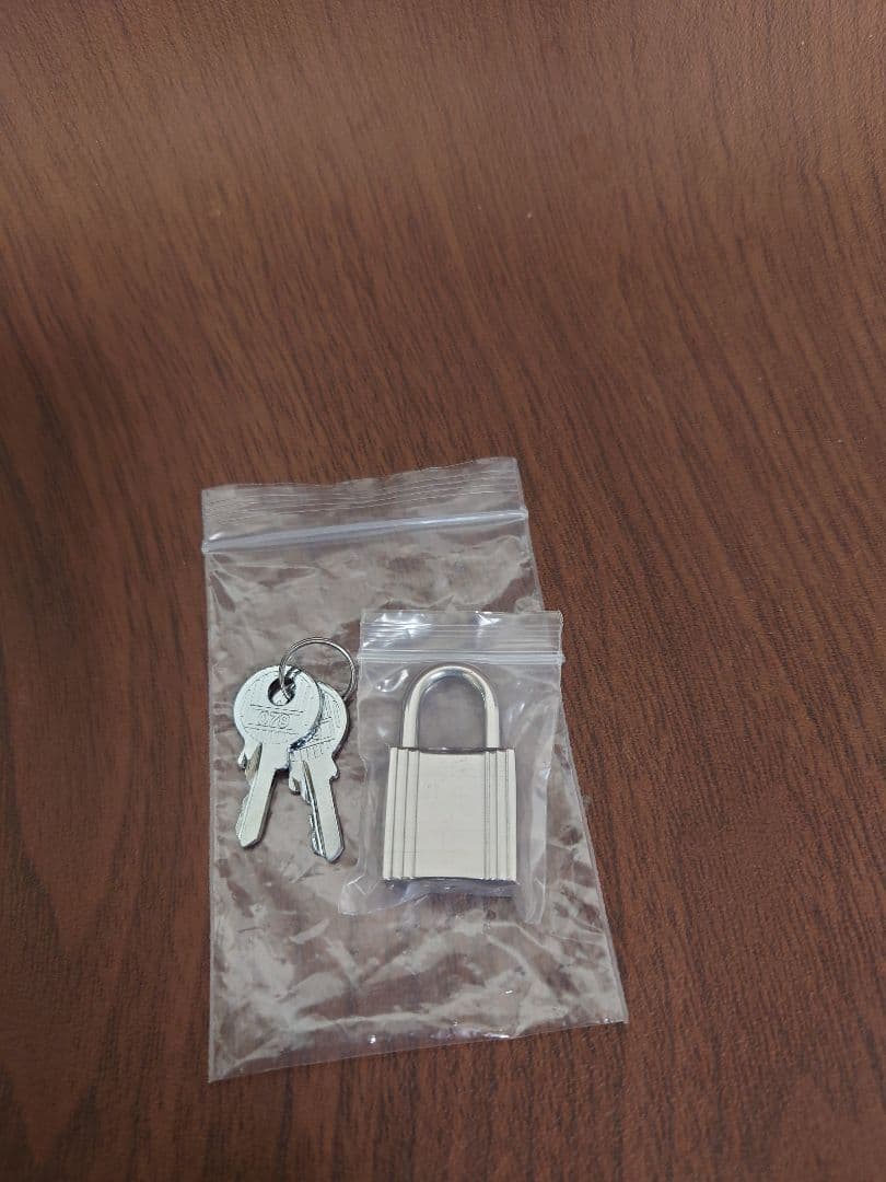 本皮キューブハンドバック（エルメスのカデナ付）