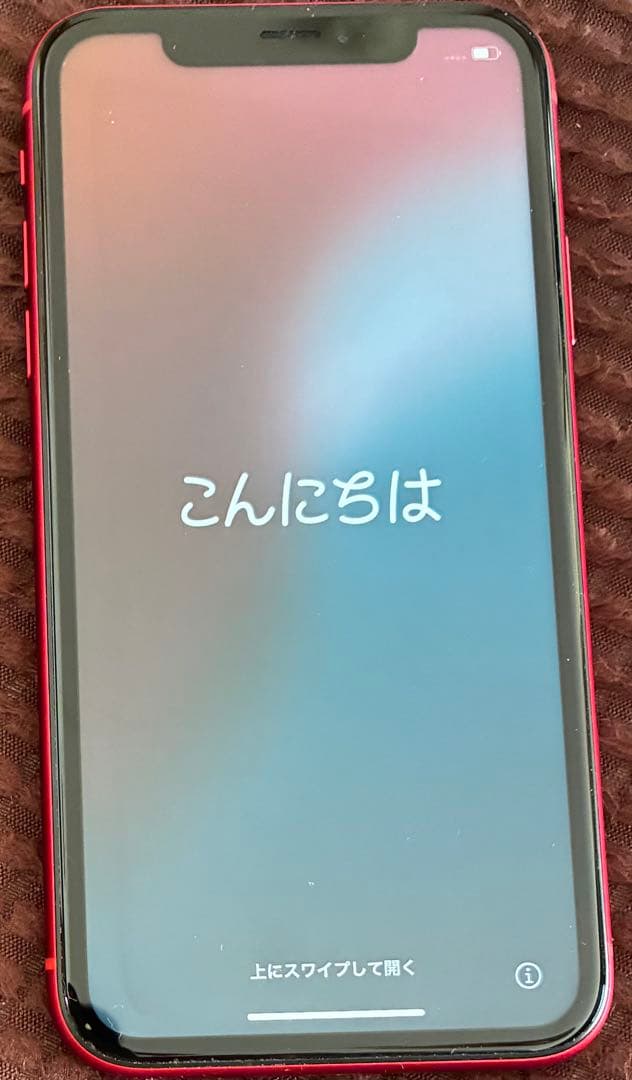 iPhone XR 128GB レッド ソフトバンクSIMフリーMT0N2J/A