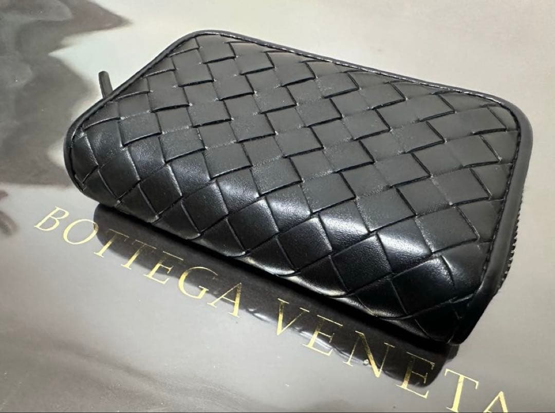 ★【極美品】ボッテガヴェネタ ケース ラム／ネロブラック／✨✨✨5️⃣