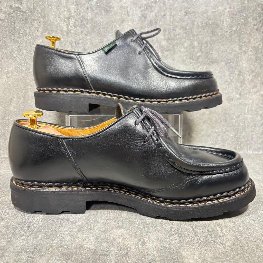 【名作】パラブーツ ミカエル チロリアンシューズ レザー レースアップ 25