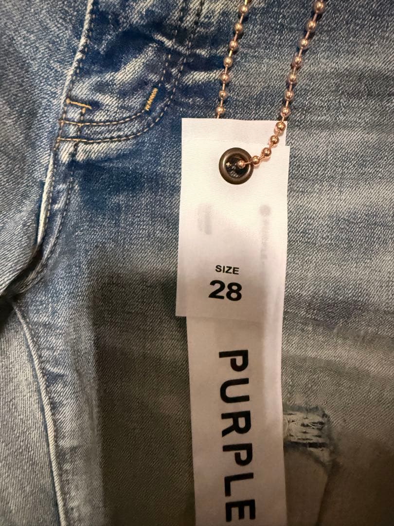 PURPLEBRANDダメージジーンズ