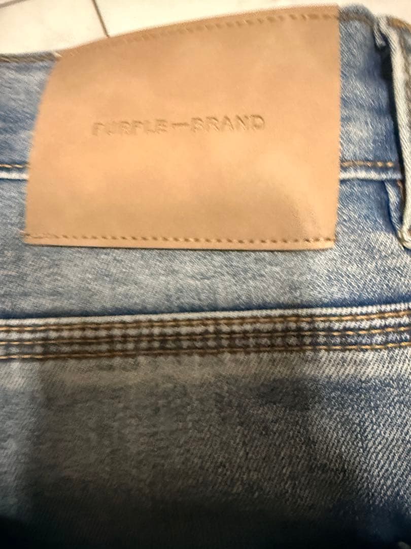 PURPLEBRANDダメージジーンズ