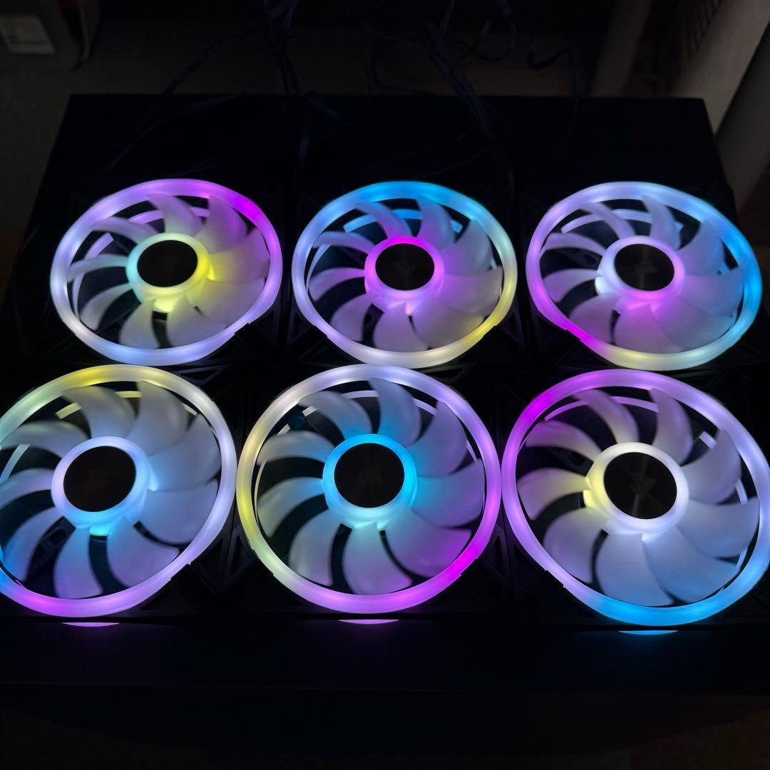 Corsair QL120 3個セット×2 計6個セット＋おまけ