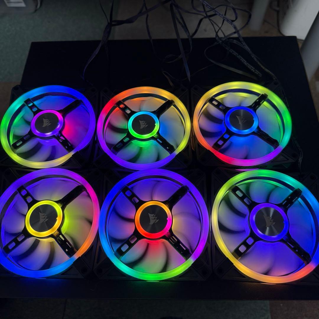 Corsair QL120 3個セット×2 計6個セット＋おまけ