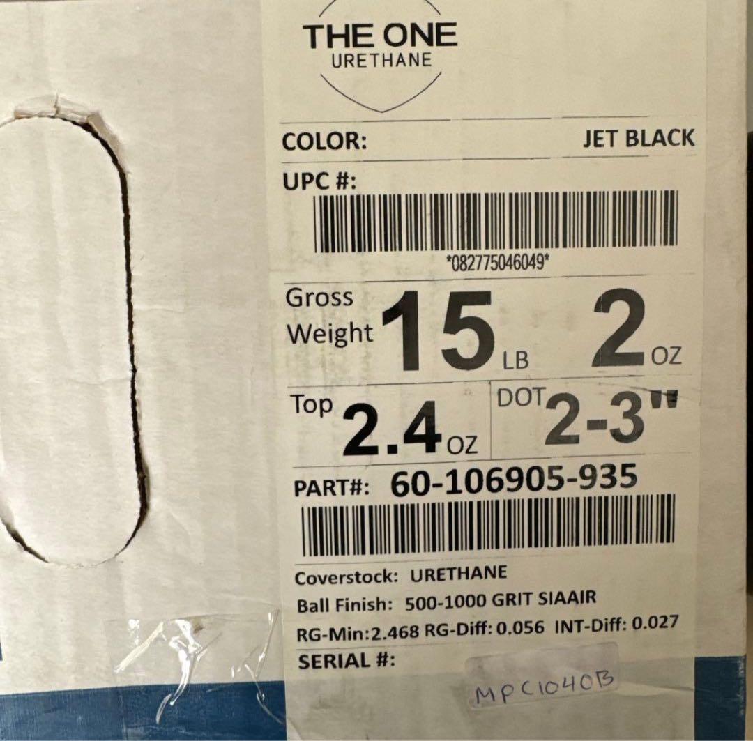 EBONITE THE ONE URETHANE 15ポンド ザワン ウレタン