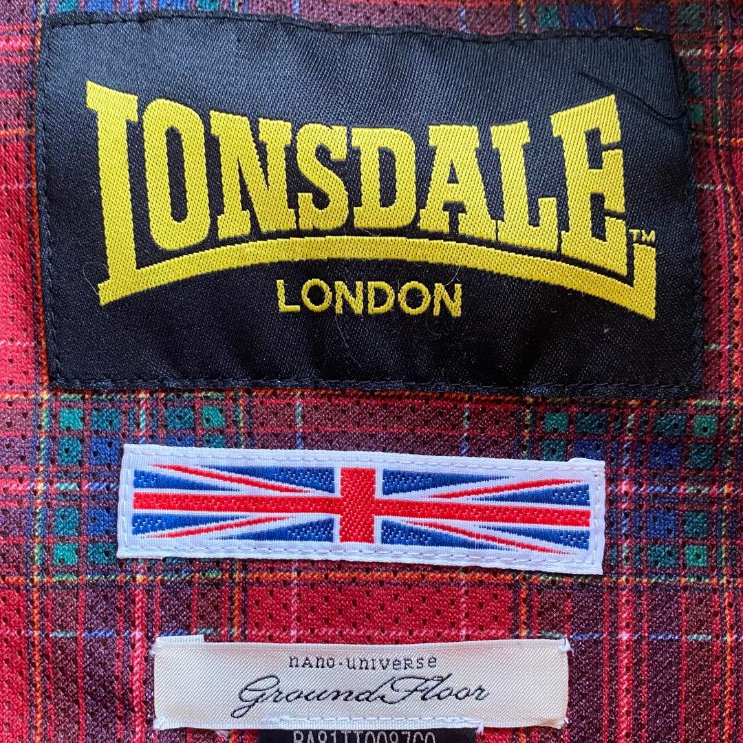 LONSDALE ロンズデール ハリントンジャケット ブルゾン L ベージュ