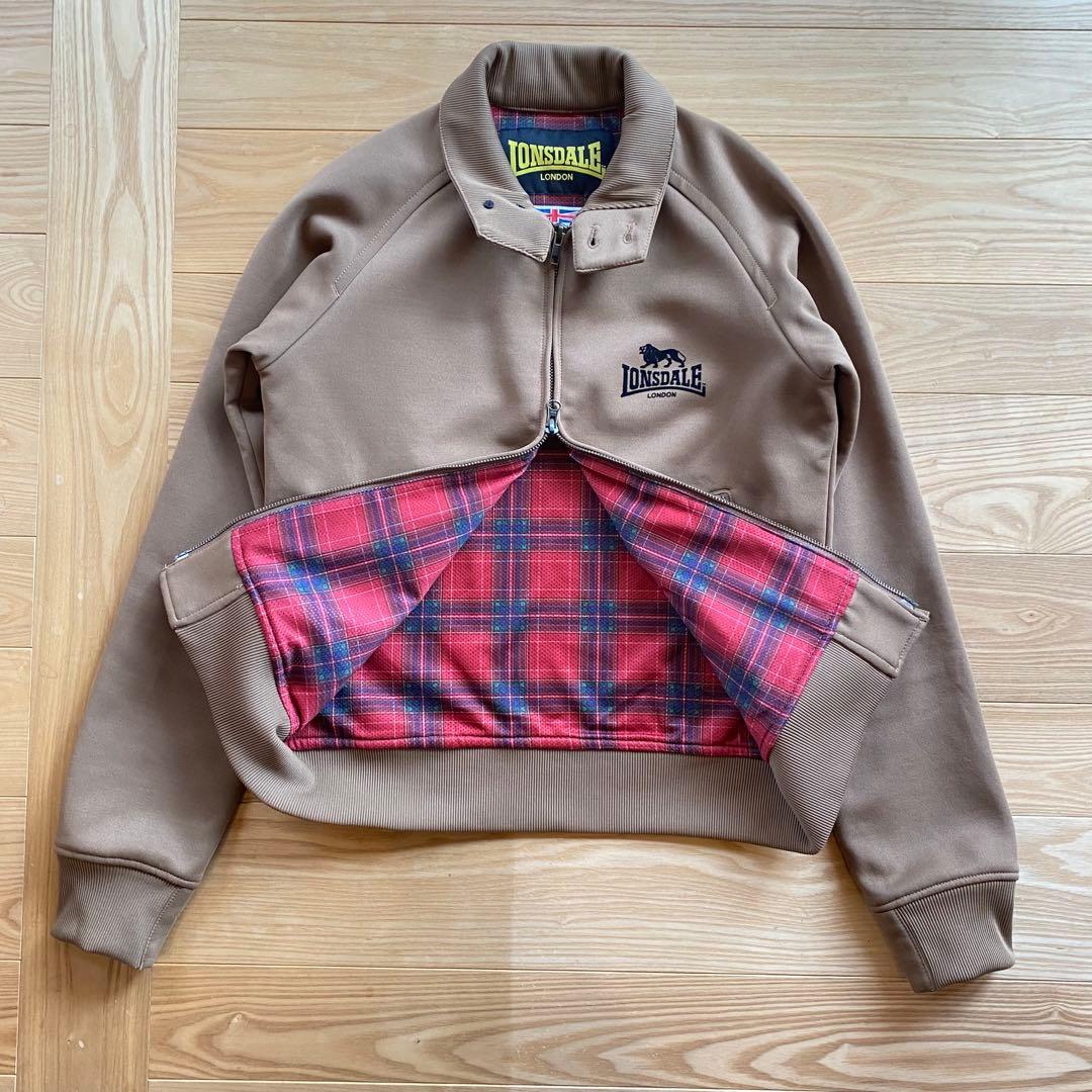 LONSDALE ロンズデール ハリントンジャケット ブルゾン L ベージュ