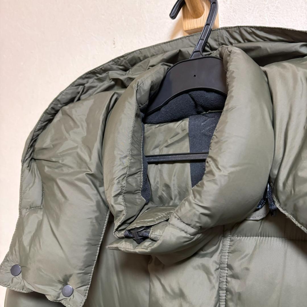 美品 REPLAY 中綿 ロングダウンコート ヘビーウェイト カーキ
